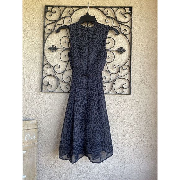 Kirna Zabete for target leopard print dress - size 2 - gray/black - Picture 4 of 7